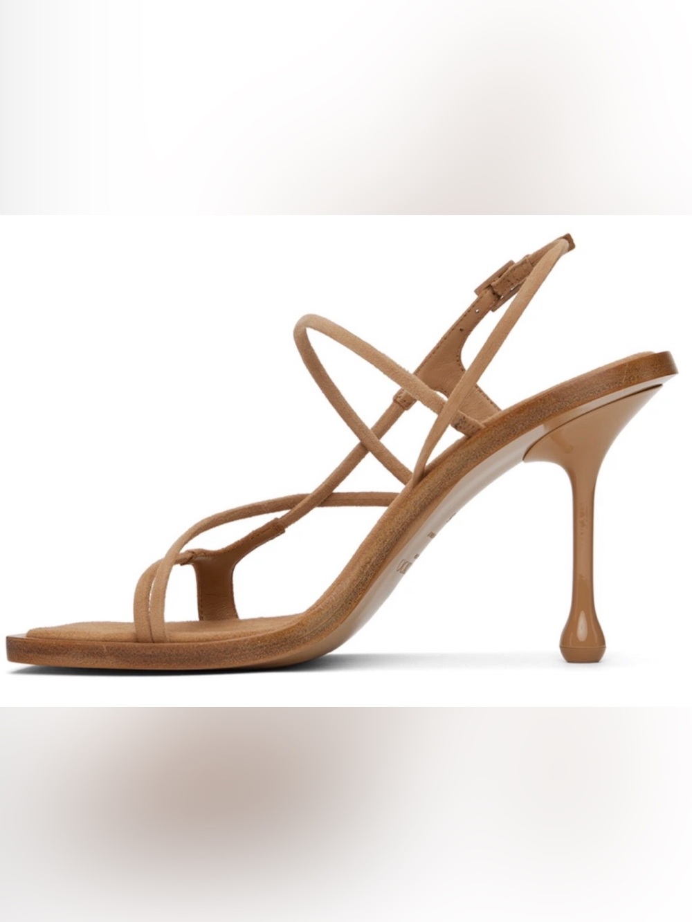 Jimmy Choo Tan Strappy Slingback Heel